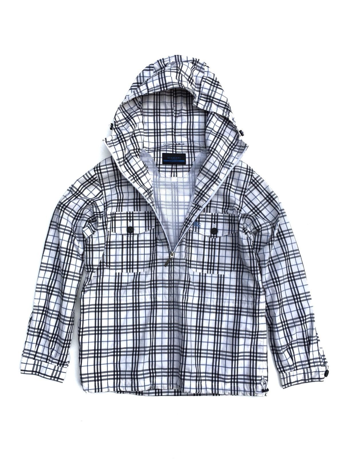 Burberry Vintage Burberry London Blue Label Hoodie Light Jacket Size US M / EU 48-50 / 2 - 1 Thumbnail