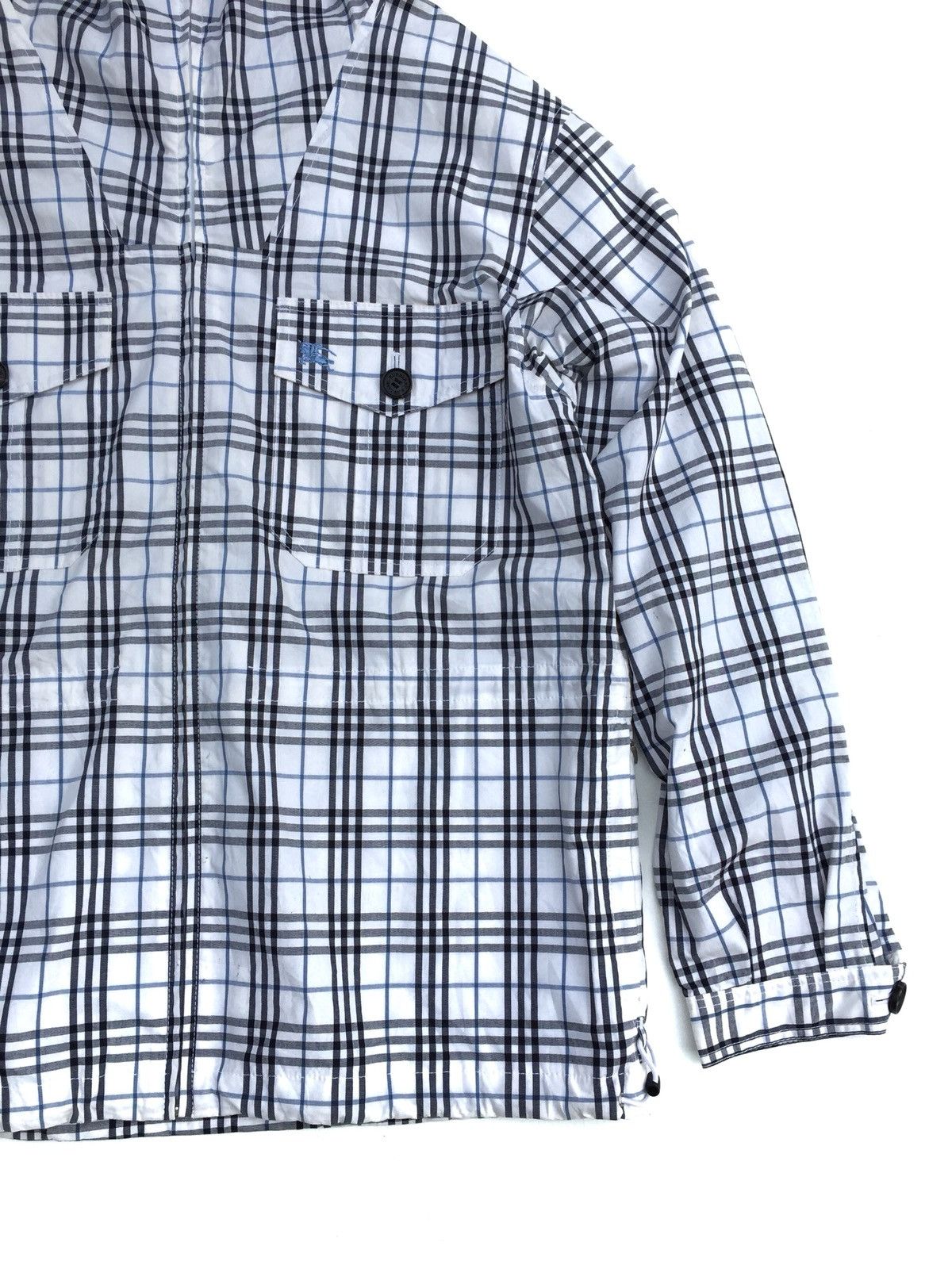 Burberry Vintage Burberry London Blue Label Hoodie Light Jacket Size US M / EU 48-50 / 2 - 4 Thumbnail