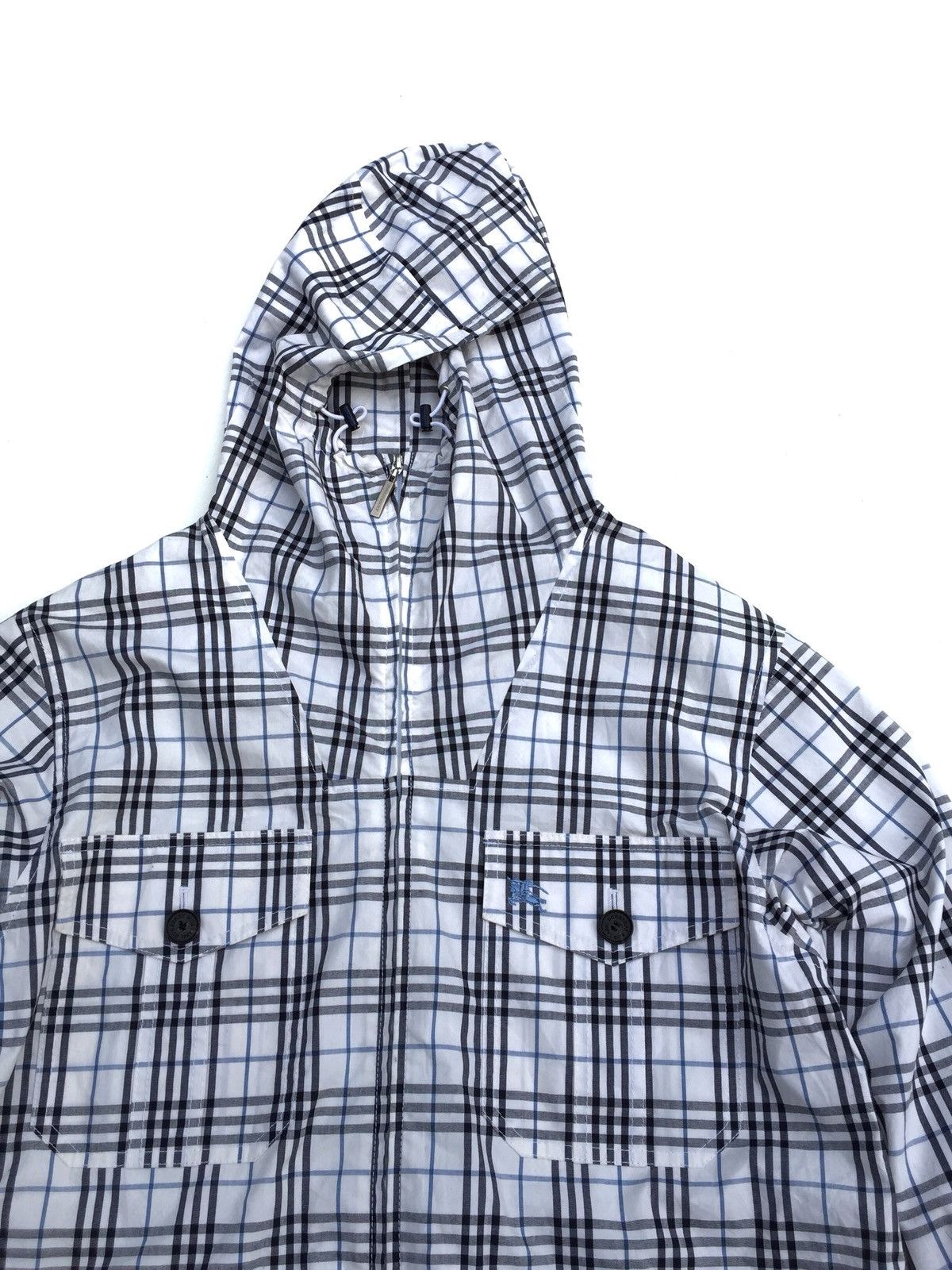 Burberry Vintage Burberry London Blue Label Hoodie Light Jacket Size US M / EU 48-50 / 2 - 5 Thumbnail