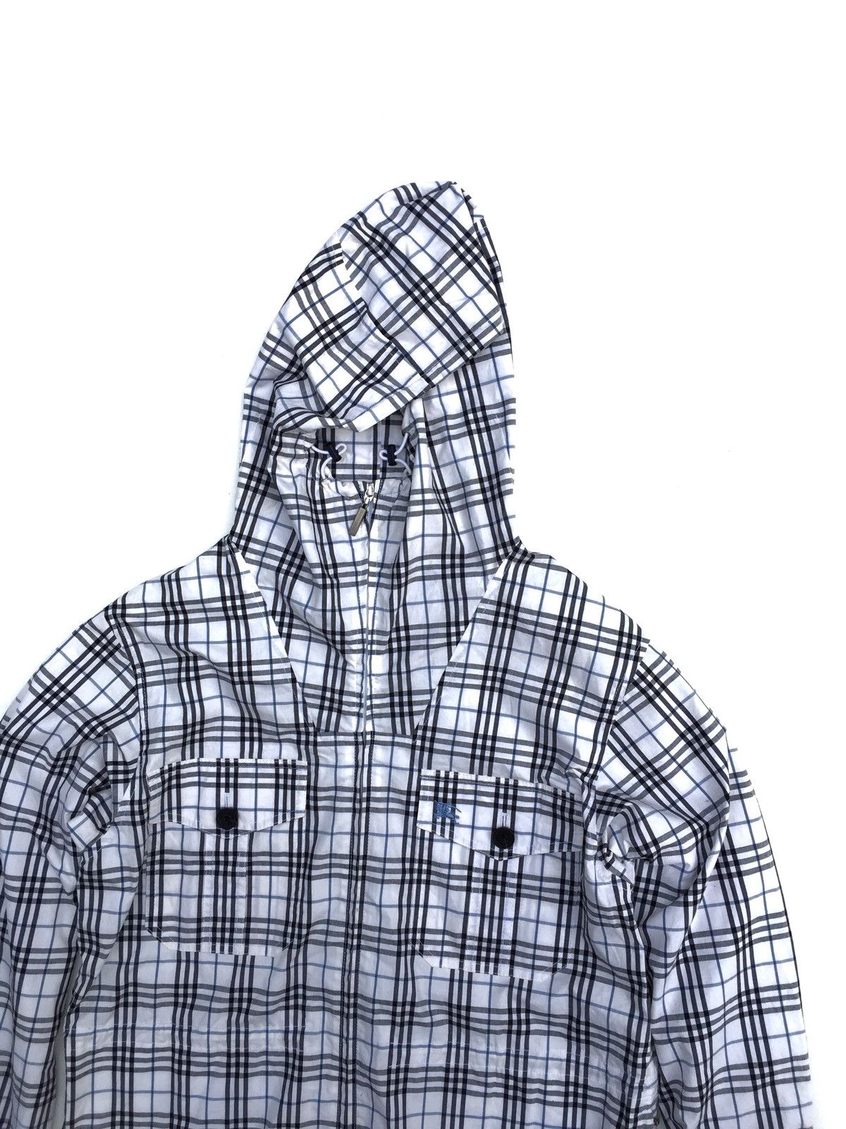 Burberry Vintage Burberry London Blue Label Hoodie Light Jacket Size US M / EU 48-50 / 2 - 6 Thumbnail