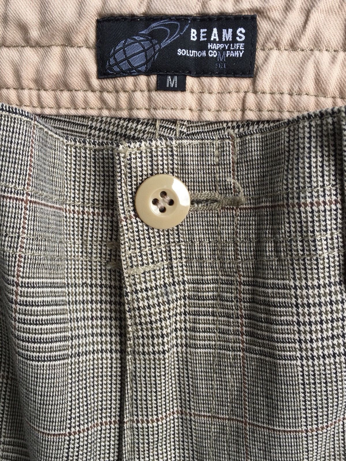 Beams Plus Japanese Brand BEAMS Cargo Checkered Pants Size US 29 - 6 Thumbnail