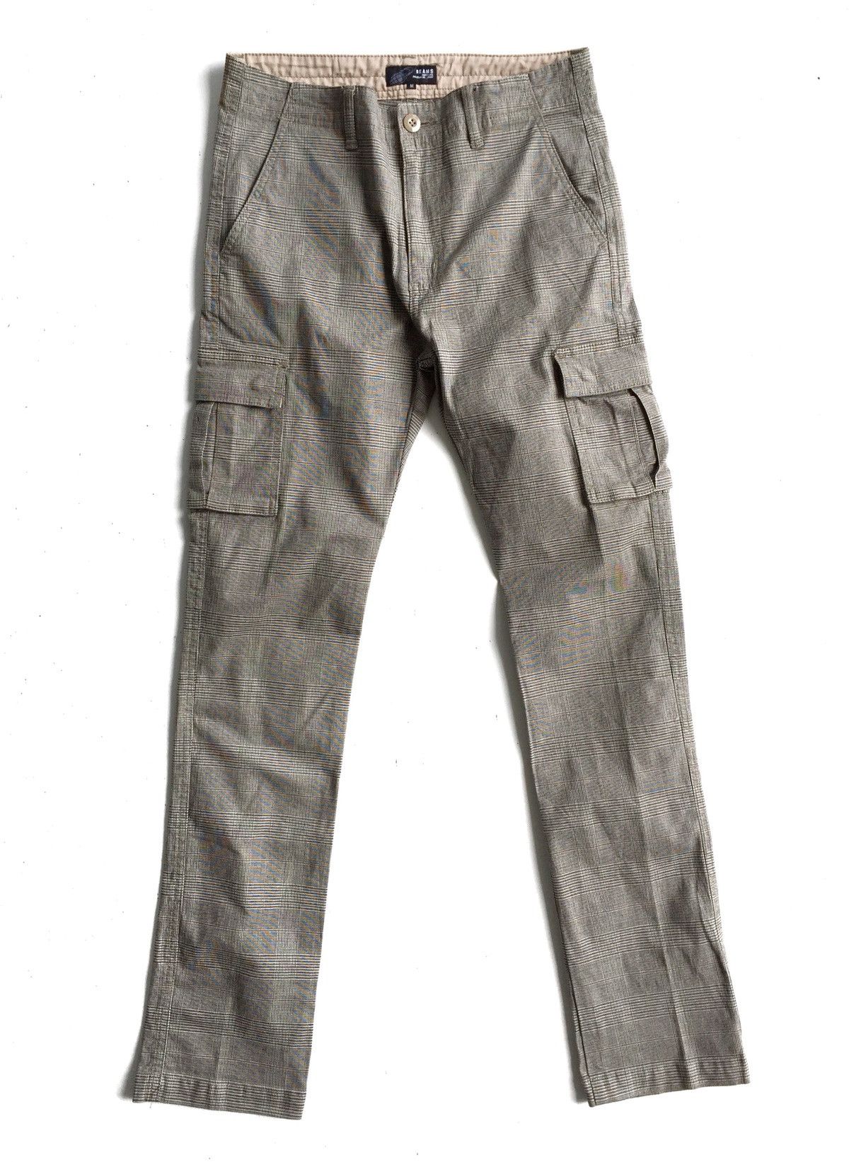 Beams Plus Japanese Brand BEAMS Cargo Checkered Pants Size US 29 - 1 Thumbnail