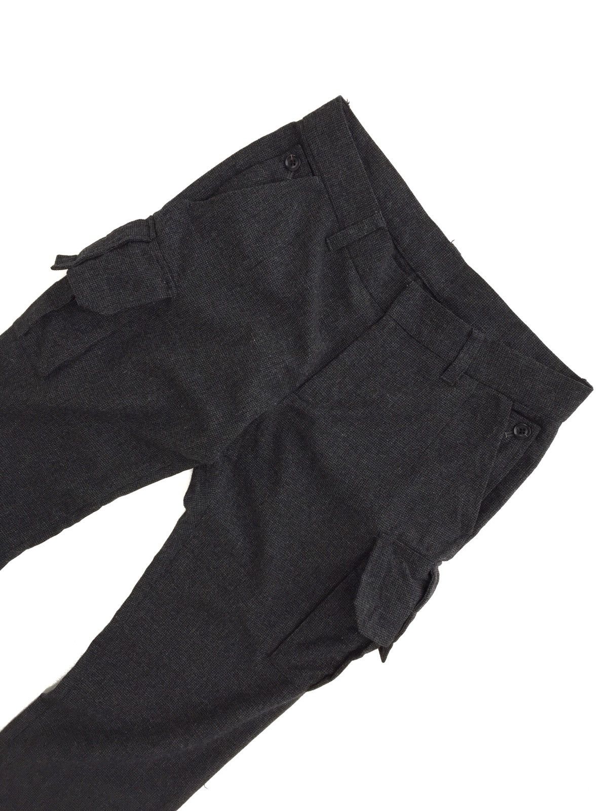 5351 POUR LES HOMMES × Japanese Brand 5351 Pour Les Hommes Wool Grey Cargo Tactical Pants Size US 34 / EU 50 - 5 Thumbnail