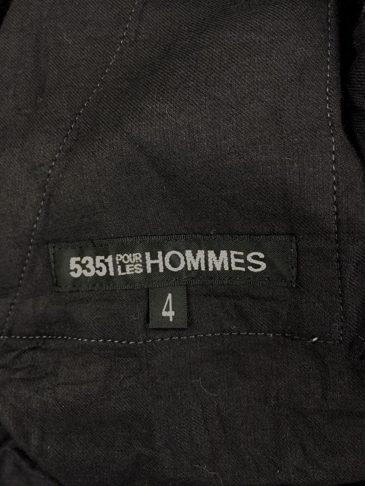 5351 POUR LES HOMMES × Japanese Brand 5351 Pour Les Hommes Wool Grey Cargo Tactical Pants Size US 34 / EU 50 - 8 Thumbnail