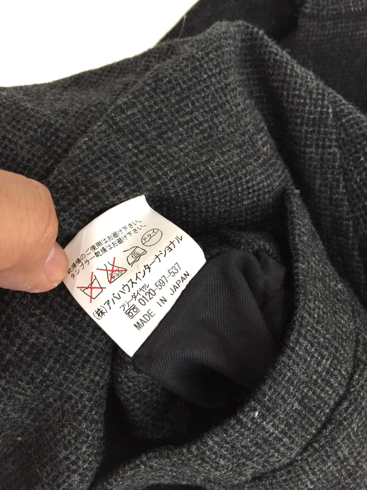5351 POUR LES HOMMES × Japanese Brand 5351 Pour Les Hommes Wool Grey Cargo Tactical Pants Size US 34 / EU 50 - 9 Thumbnail