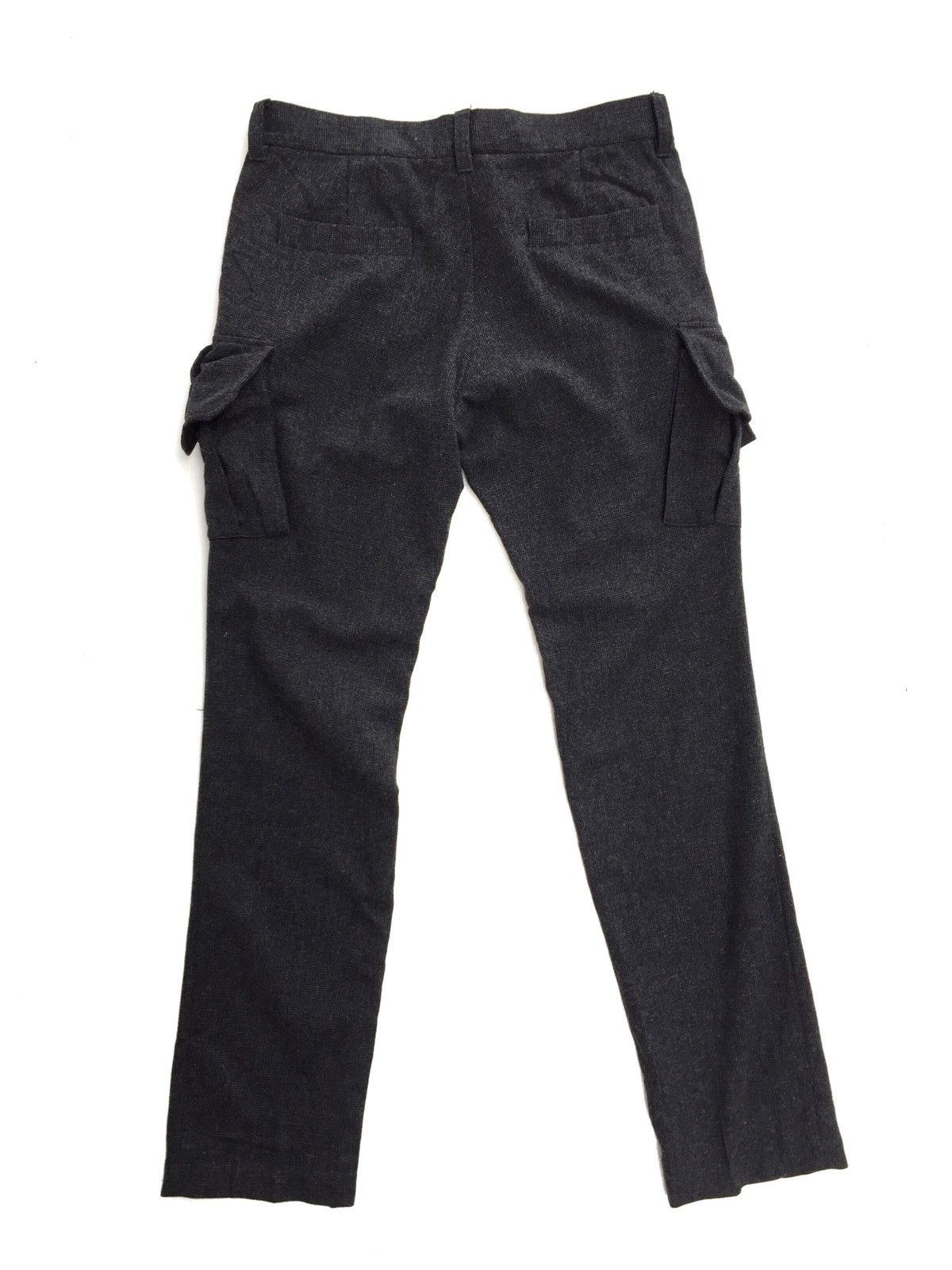 5351 POUR LES HOMMES × Japanese Brand 5351 Pour Les Hommes Wool Grey Cargo Tactical Pants Size US 34 / EU 50 - 2 Thumbnail