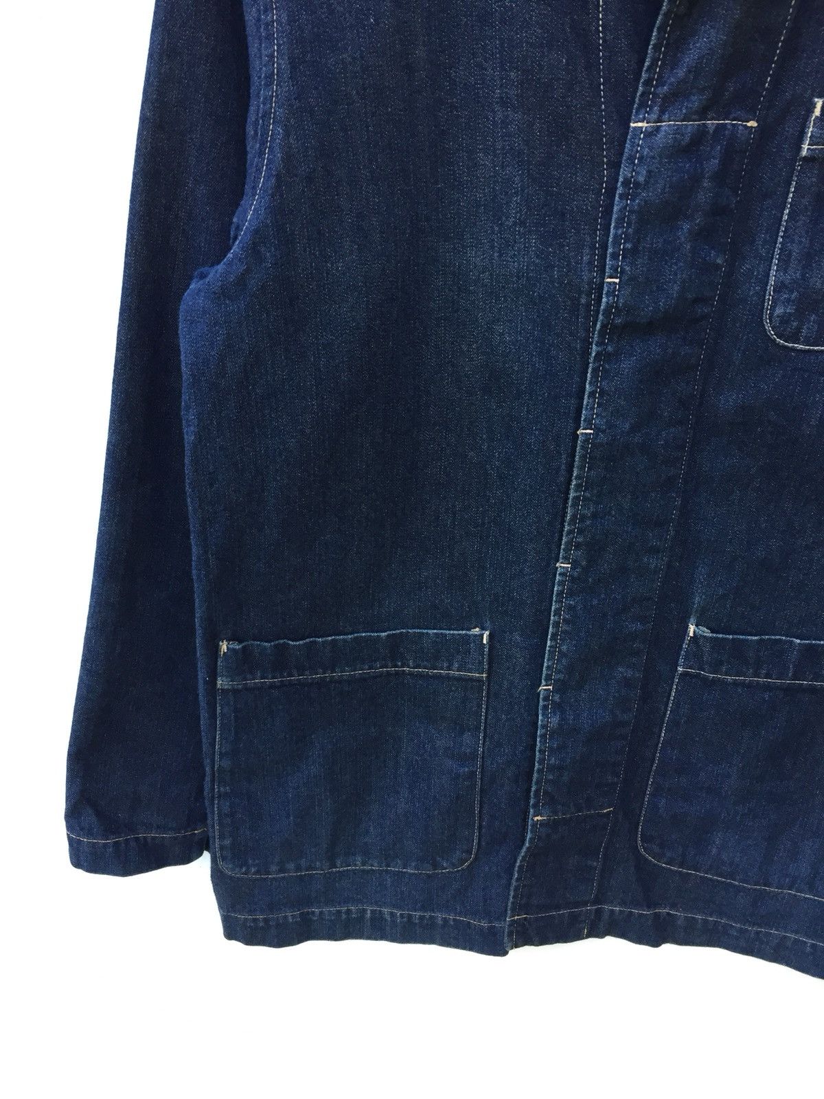 Indigo × Japanese Brand Japanese Brand Expressive Denim Workers Jacket Kapital Style Size US S / EU 44-46 / 1 - 5 Thumbnail