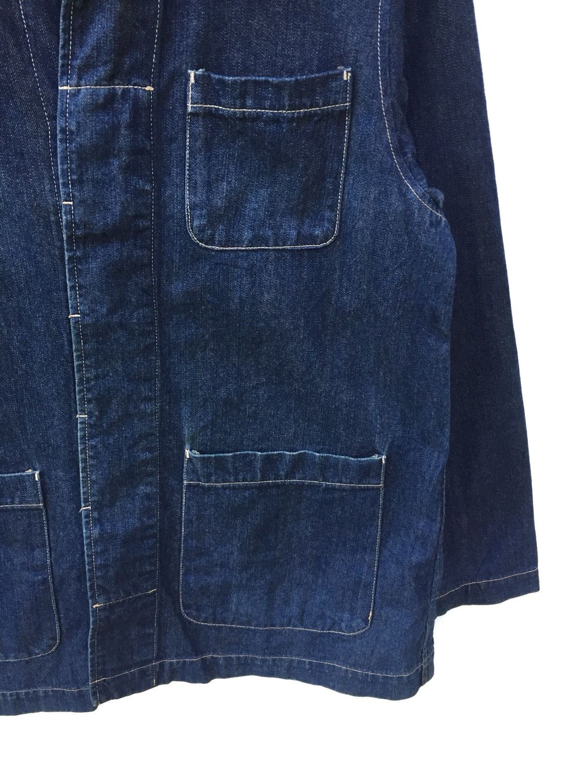 Indigo × Japanese Brand Japanese Brand Expressive Denim Workers Jacket Kapital Style Size US S / EU 44-46 / 1 - 6 Thumbnail
