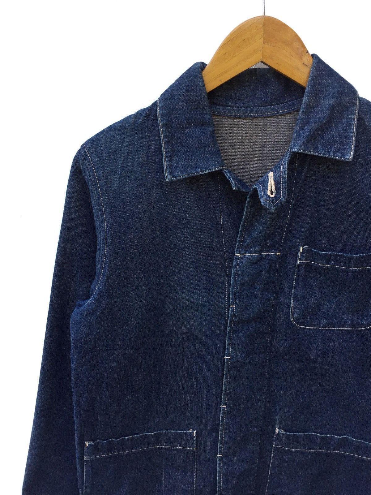 Indigo × Japanese Brand Japanese Brand Expressive Denim Workers Jacket Kapital Style Size US S / EU 44-46 / 1 - 4 Thumbnail