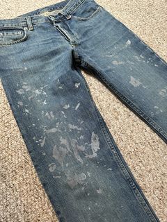 Helmut Lang 1998 Re-Edition Painter Jean Vintage Broken Denim