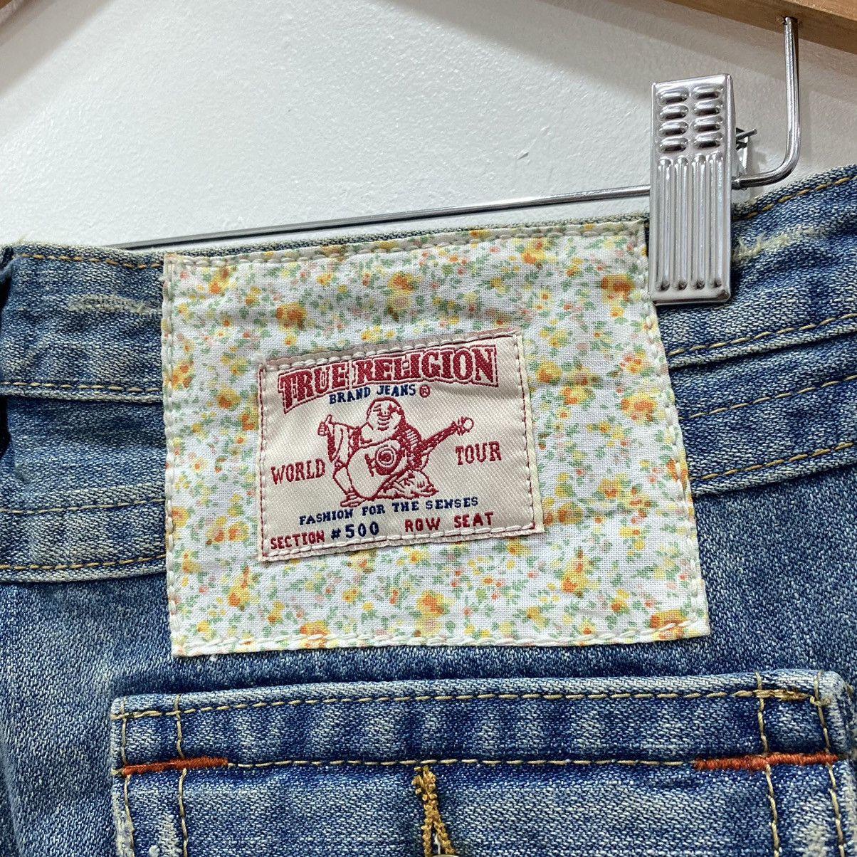 True Religion True Religion Patchwork Flare Distressed Denim Jeans Size 30" / US 8 / IT 44 - 13 Thumbnail