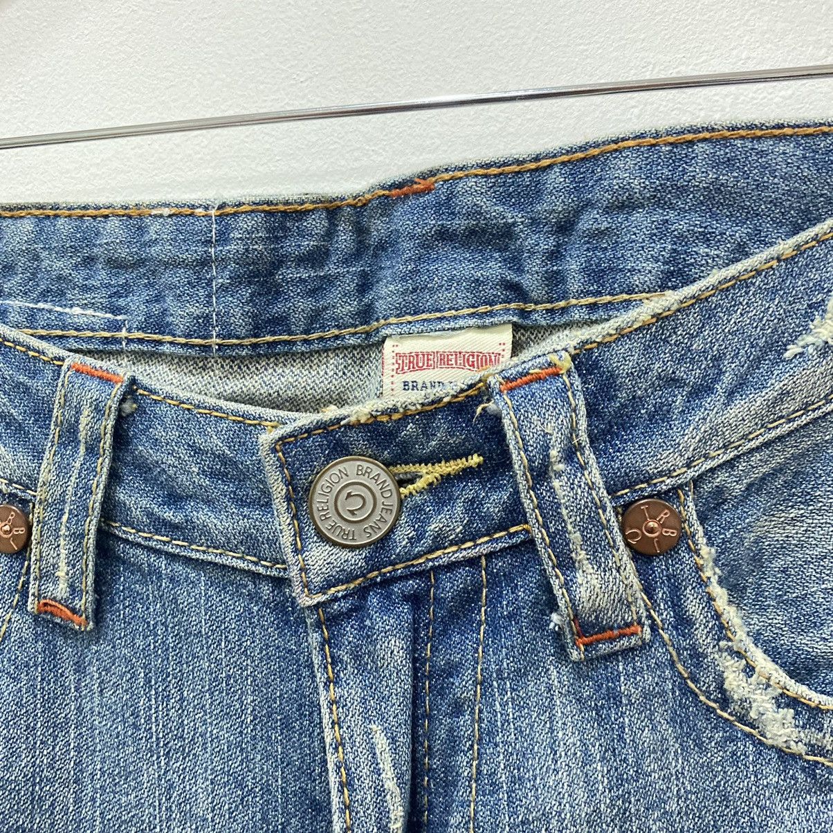 True Religion True Religion Patchwork Flare Distressed Denim Jeans Size 30" / US 8 / IT 44 - 11 Thumbnail