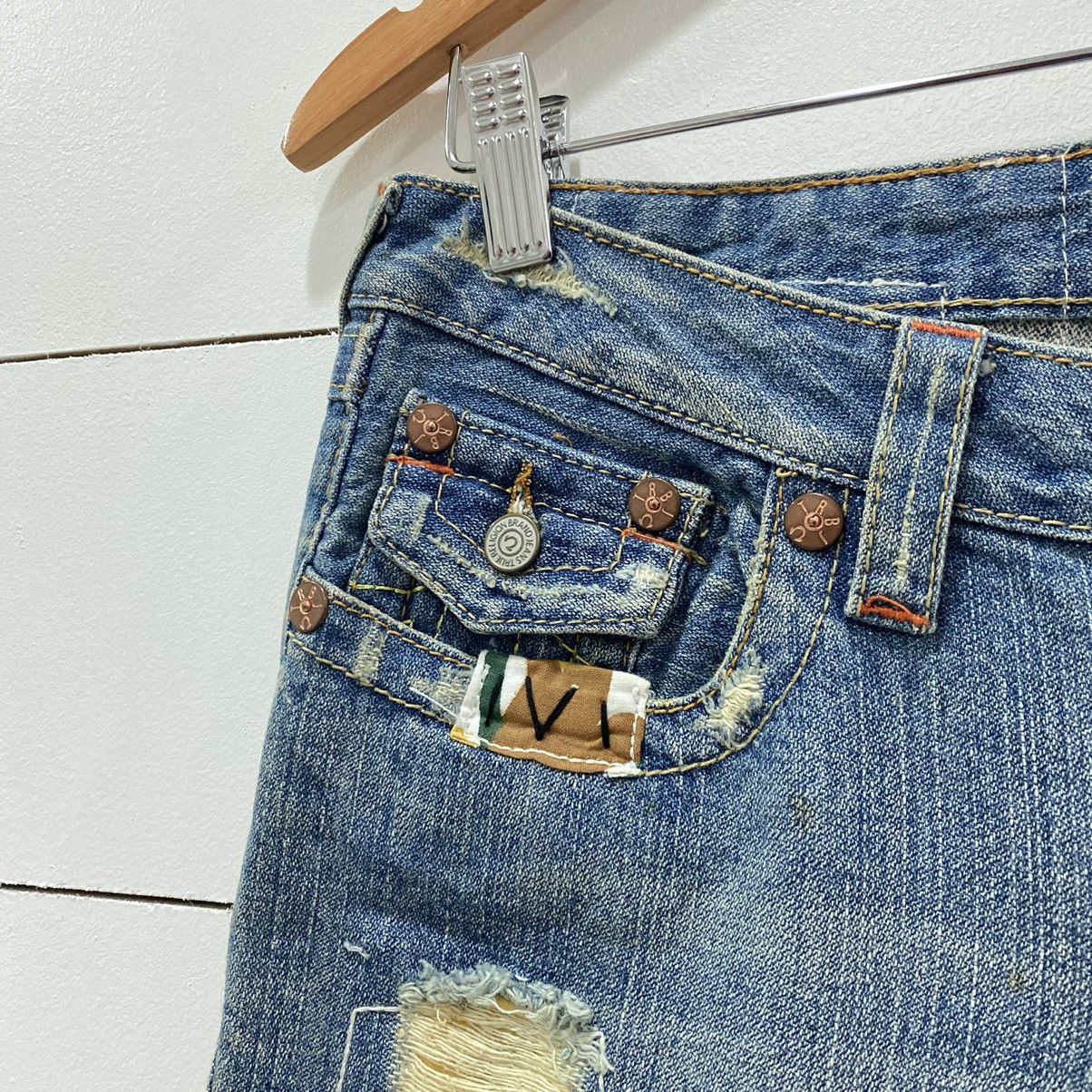 True Religion True Religion Patchwork Flare Distressed Denim Jeans Size 30" / US 8 / IT 44 - 10 Thumbnail