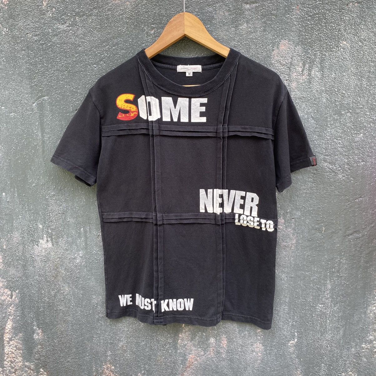 image of Archival Clothing x Vintage Faded Primal Point Tee in Black, Men's (Size Medium)