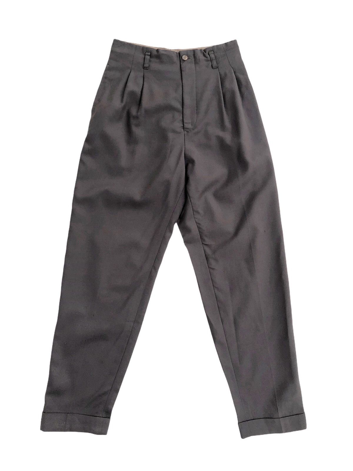 image of Comme Ca Ism Comme Ca Du Mode Wool Baggy Pants in Brown, Men's (Size 26)