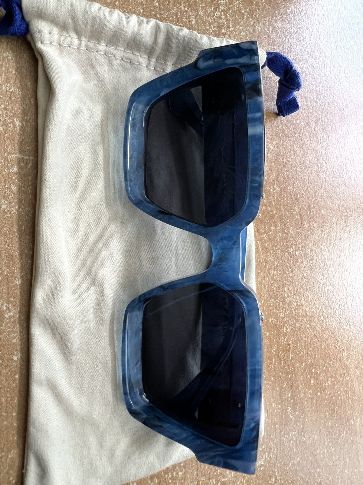 Louis Vuitton Blue Marble '1.1 Millionaires' Sunglasses