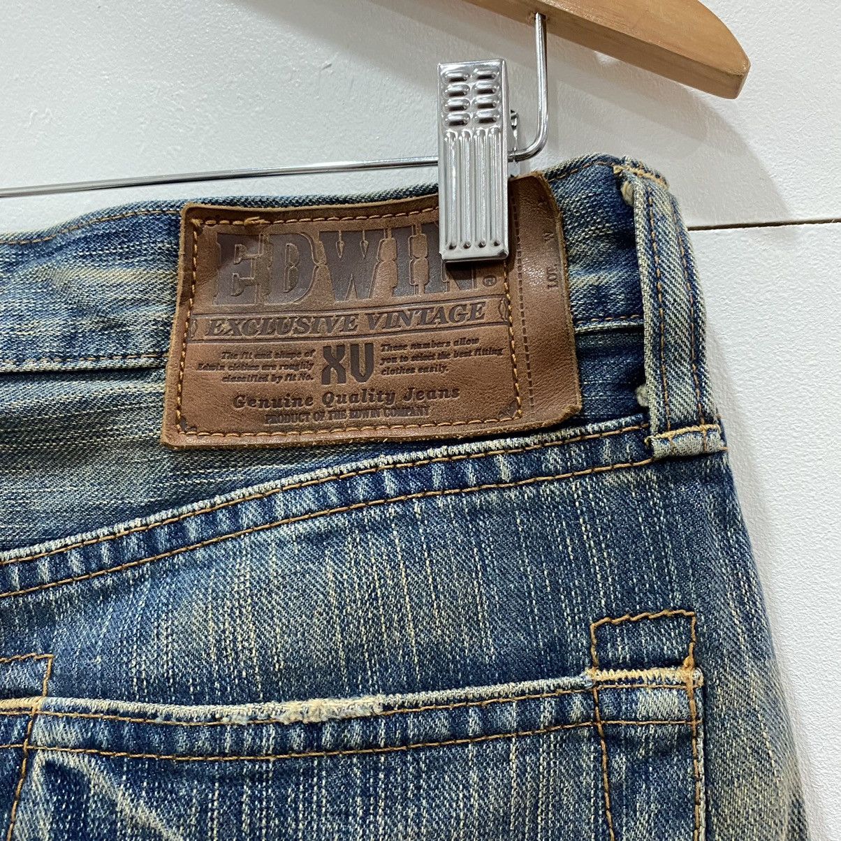 Edwin × Japanese Brand Edwin Distressed Patchwork Jeans Kapital Style Size US 32 / EU 48 - 13 Thumbnail