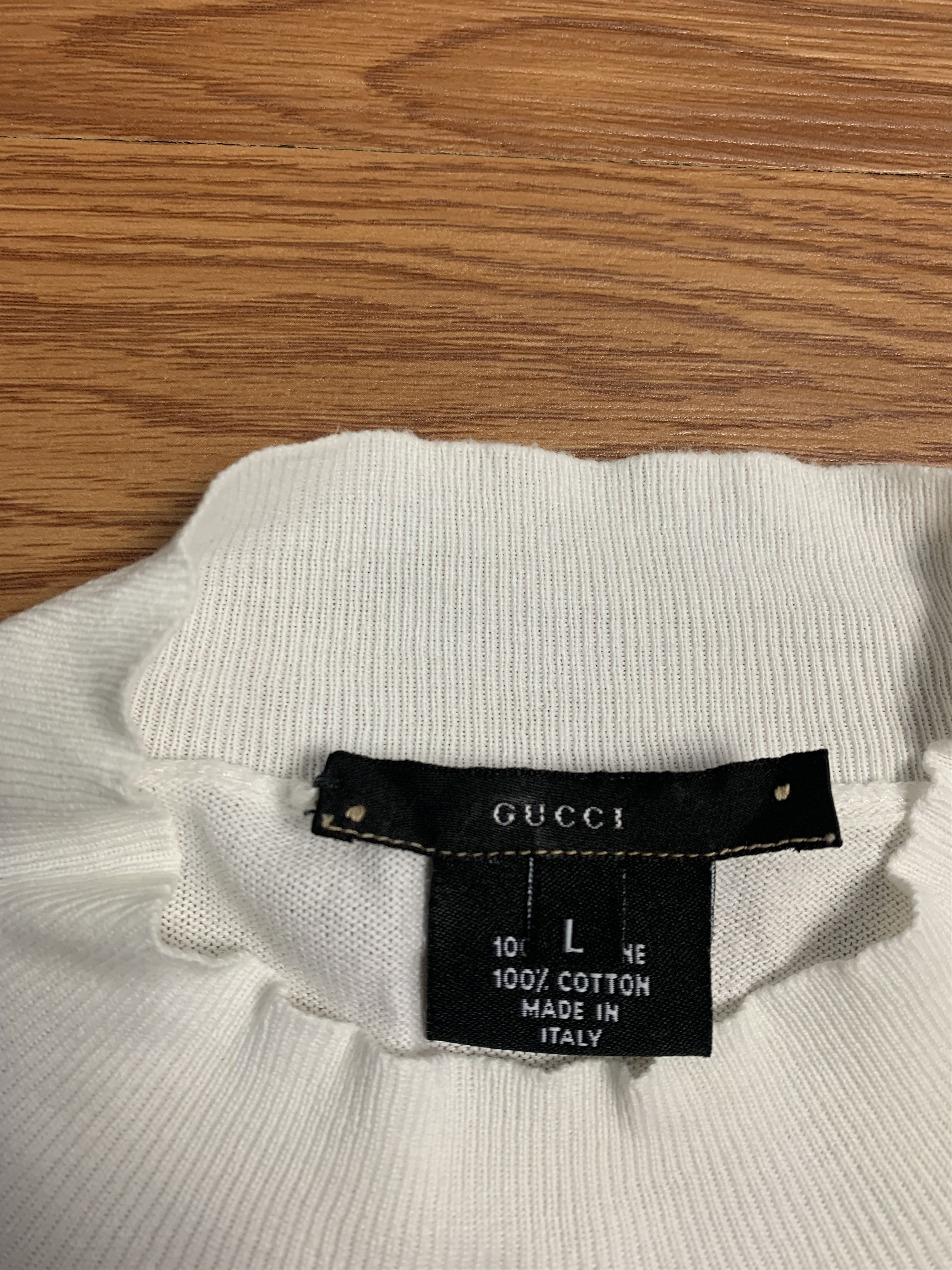 Gucci Vintage Gucci Tom Ford Era Mockneck Light Sweater Size US L / EU 52-54 / 3 - 9 Thumbnail