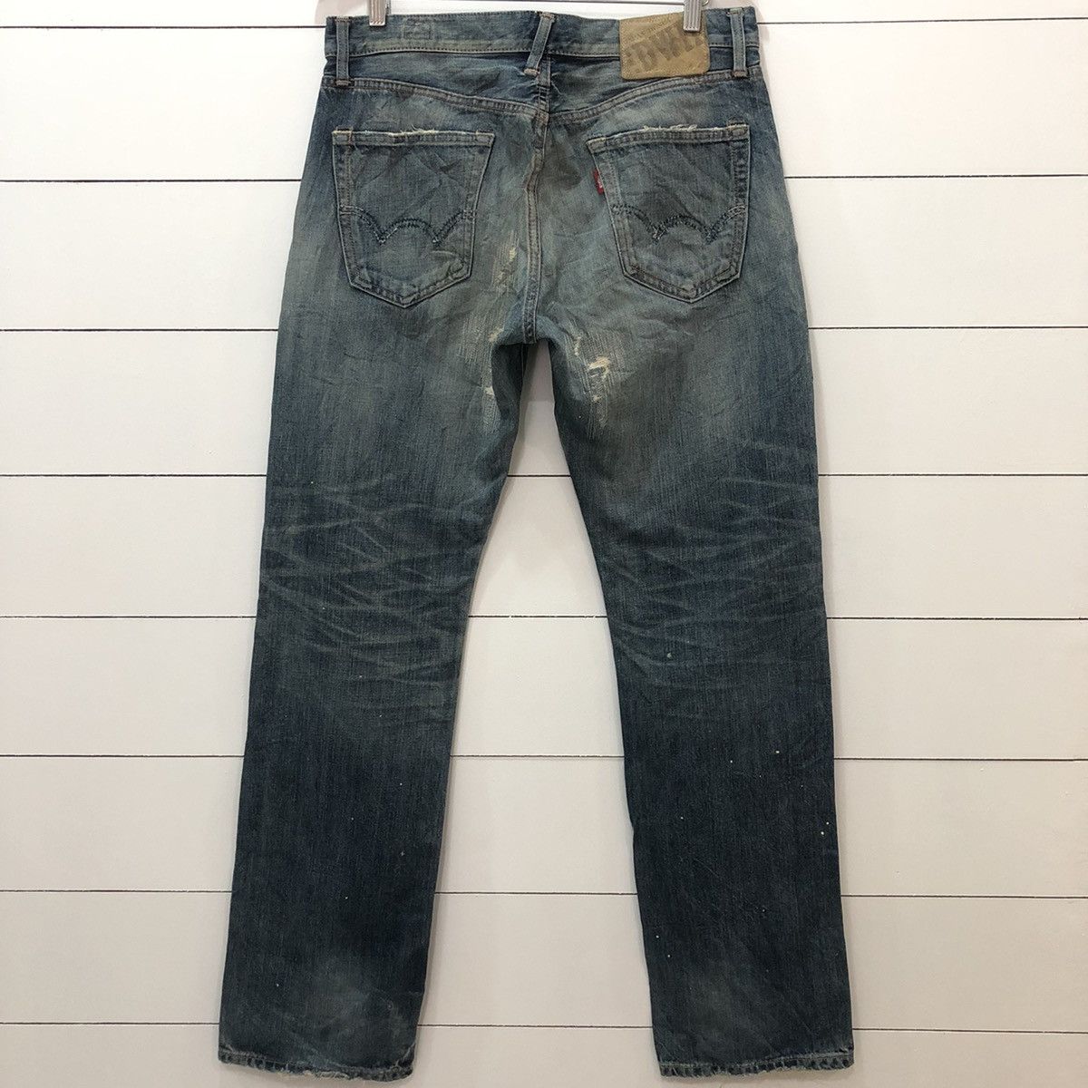 Edwin Edwin Japan Distressed Denim Jeans Size US 34 / EU 50 - 10 Thumbnail