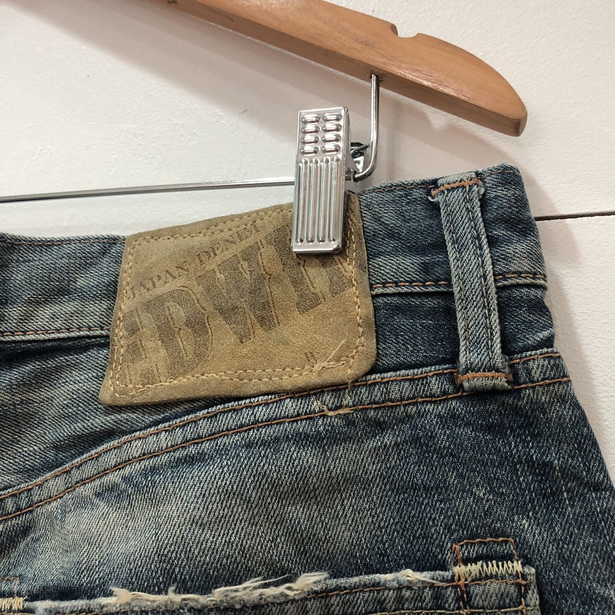 Edwin Edwin Japan Distressed Denim Jeans Size US 34 / EU 50 - 12 Thumbnail