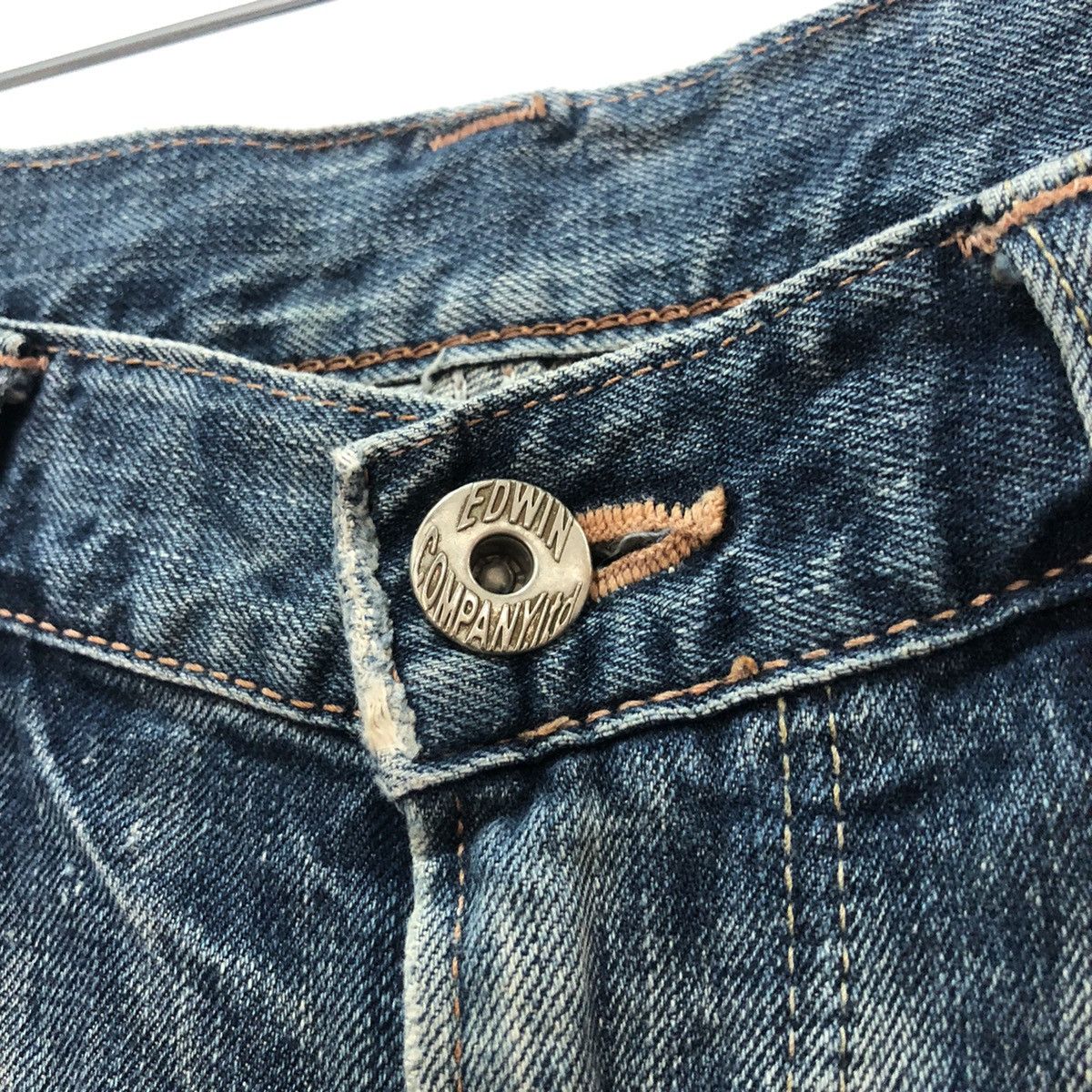 Edwin Edwin Japan Distressed Denim Jeans Size US 34 / EU 50 - 8 Thumbnail