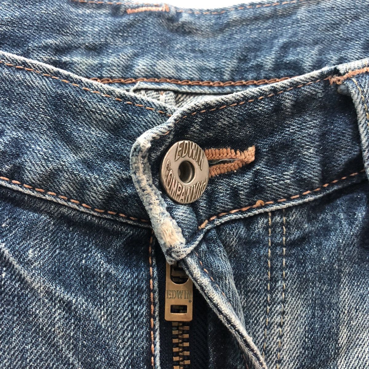 Edwin Edwin Japan Distressed Denim Jeans Size US 34 / EU 50 - 9 Thumbnail