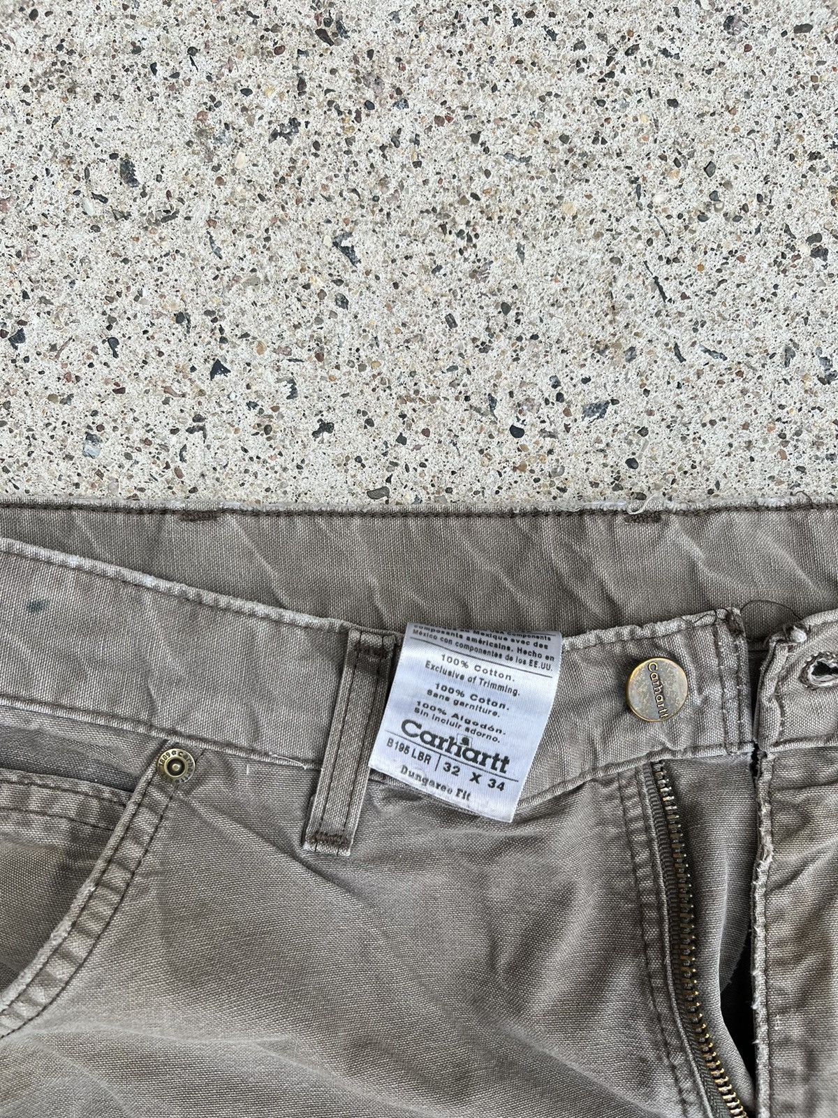 Carhartt Vintage Carhartt Double Knee Work Pants 31x34 Size US 31 - 2 Thumbnail