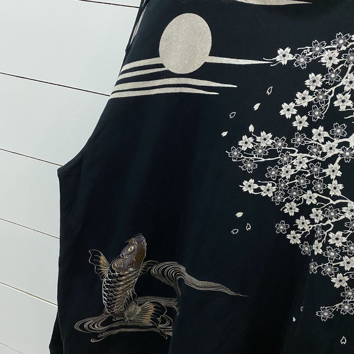 Japanese Brand Japanese Koi Karakuri Cardigan Karakuri Style Size US XXL / EU 58 / 5 - 8 Thumbnail