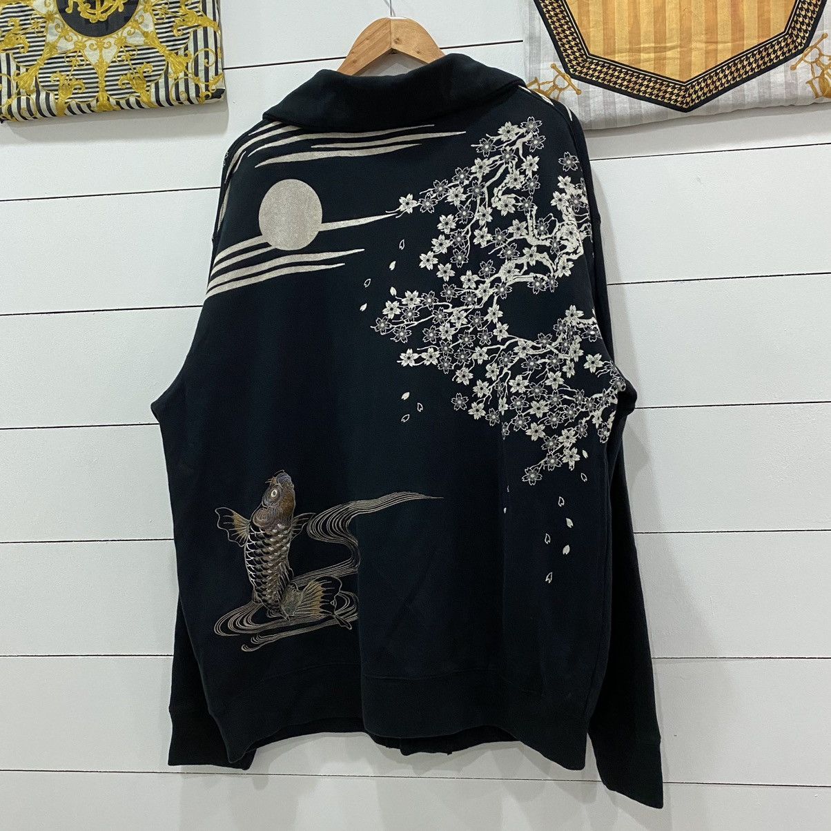 Japanese Brand Japanese Koi Karakuri Cardigan Karakuri Style Size US XXL / EU 58 / 5 - 2 Thumbnail