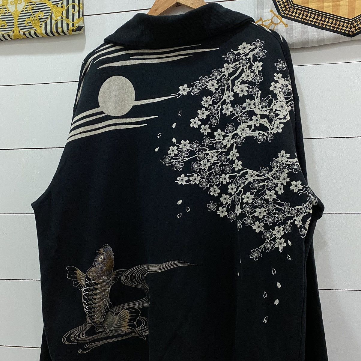 Japanese Brand Japanese Koi Karakuri Cardigan Karakuri Style Size US XXL / EU 58 / 5 - 3 Thumbnail