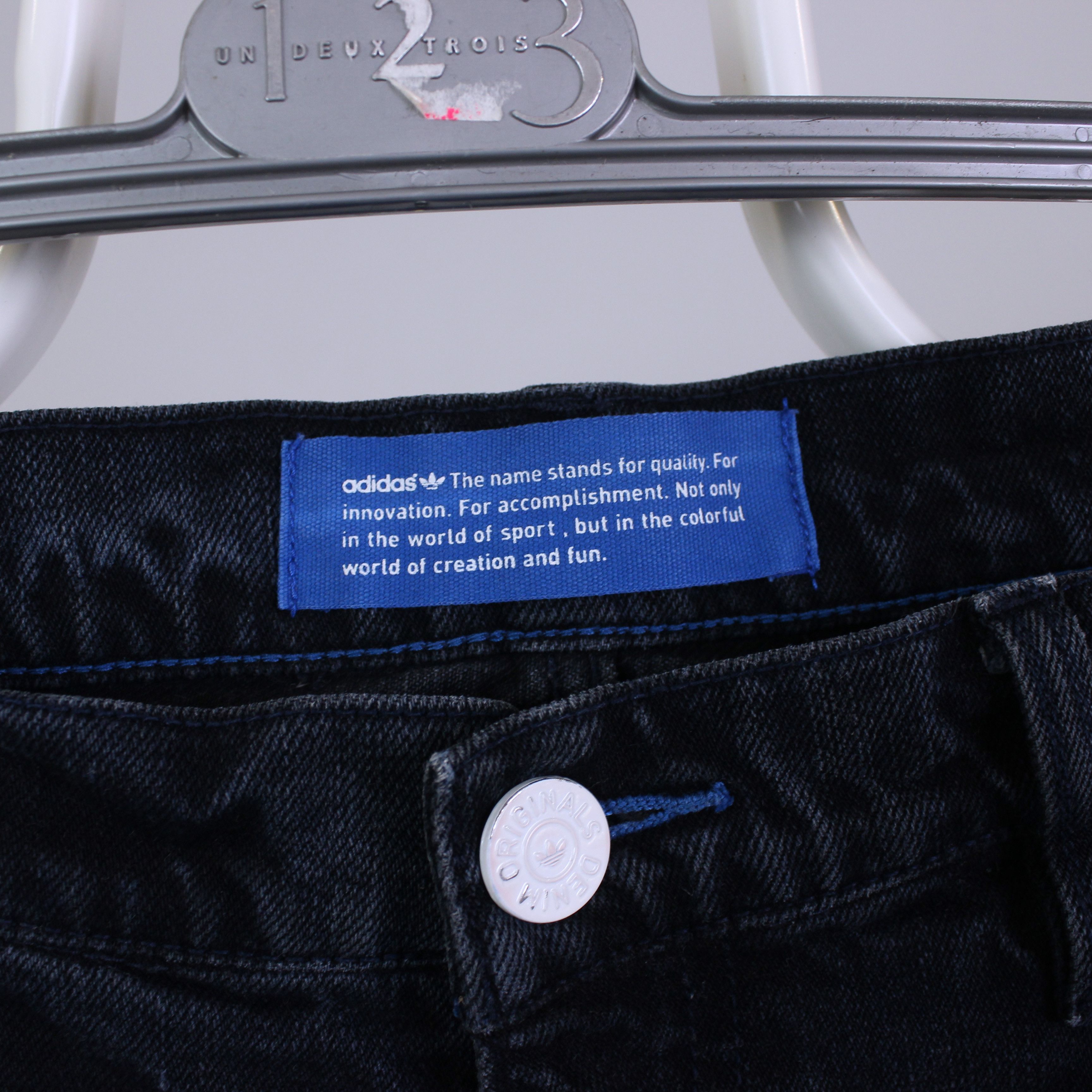 Adidas Vintage denim adidas shorts rarity Size US 36 / EU 52 - 3 Thumbnail