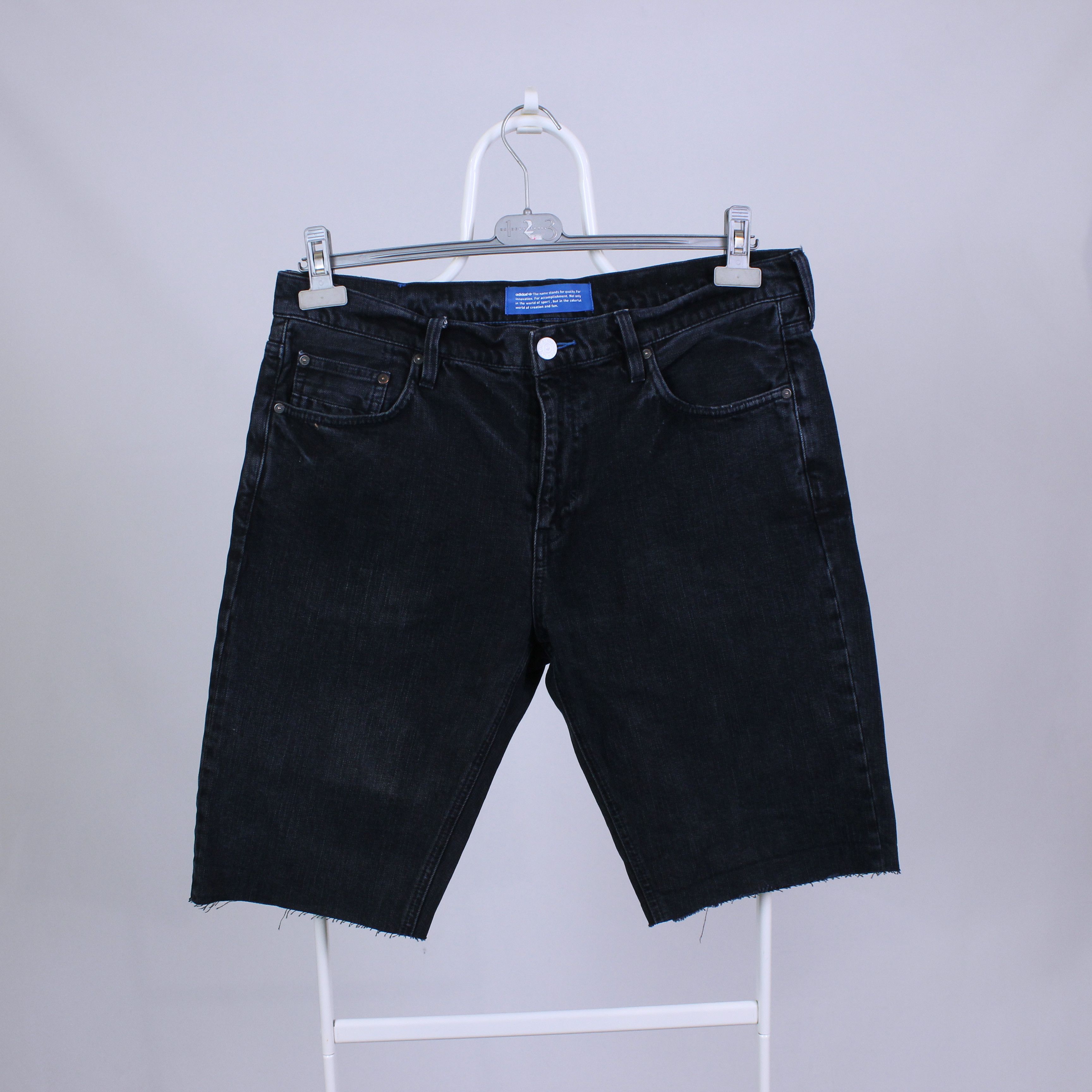 Adidas Vintage denim adidas shorts rarity Size US 36 / EU 52 - 8 Thumbnail