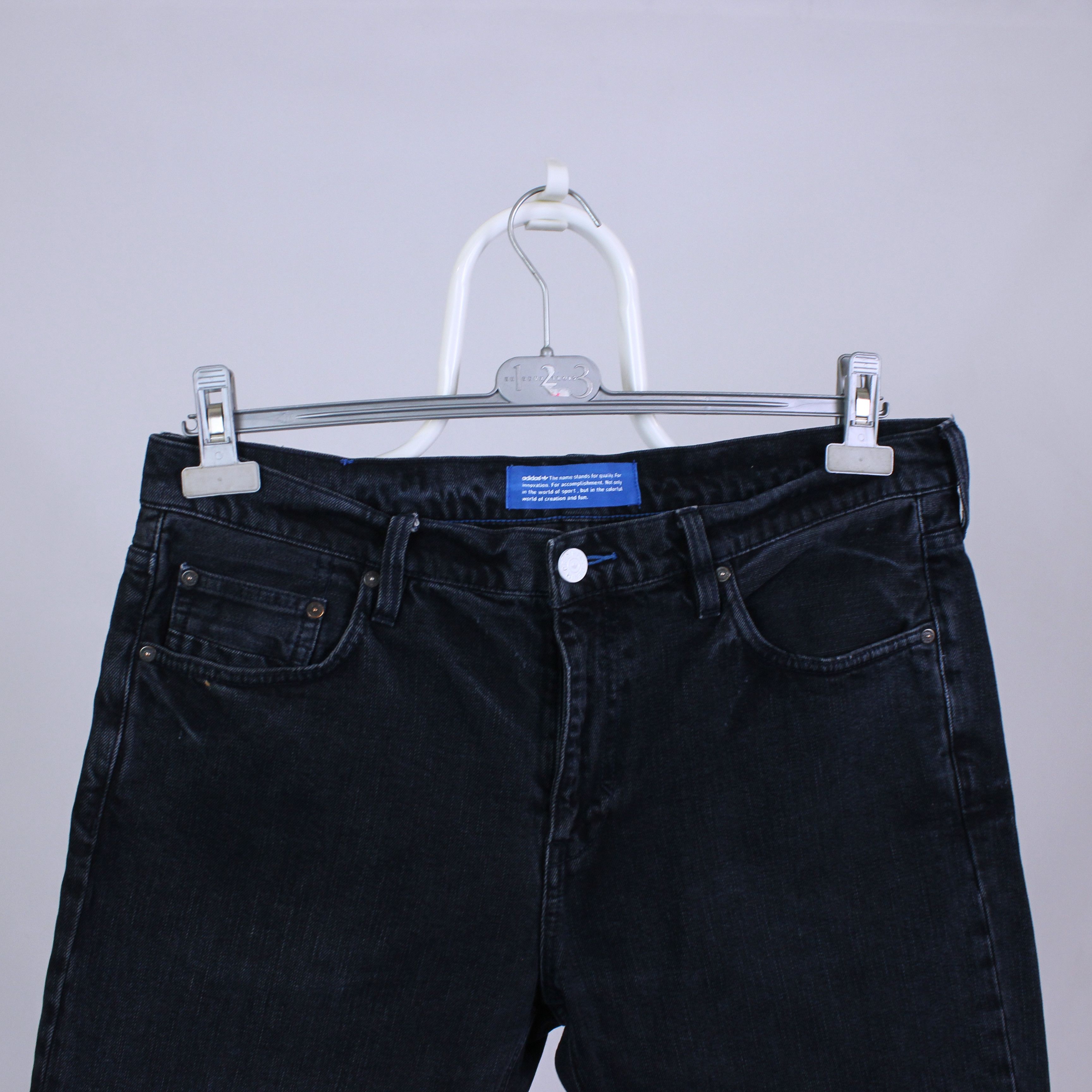 Adidas Vintage denim adidas shorts rarity Size US 36 / EU 52 - 2 Thumbnail