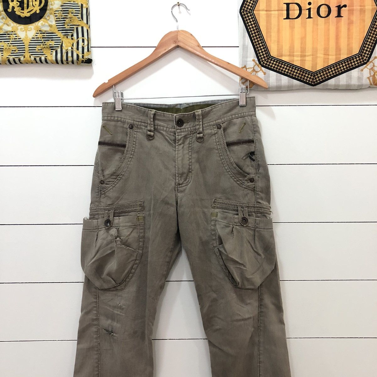 Edwin × Japanese Brand × Seditionaries Edwin Tactical Multipocket Cargo Pants Size US 30 / EU 46 - 2 Thumbnail