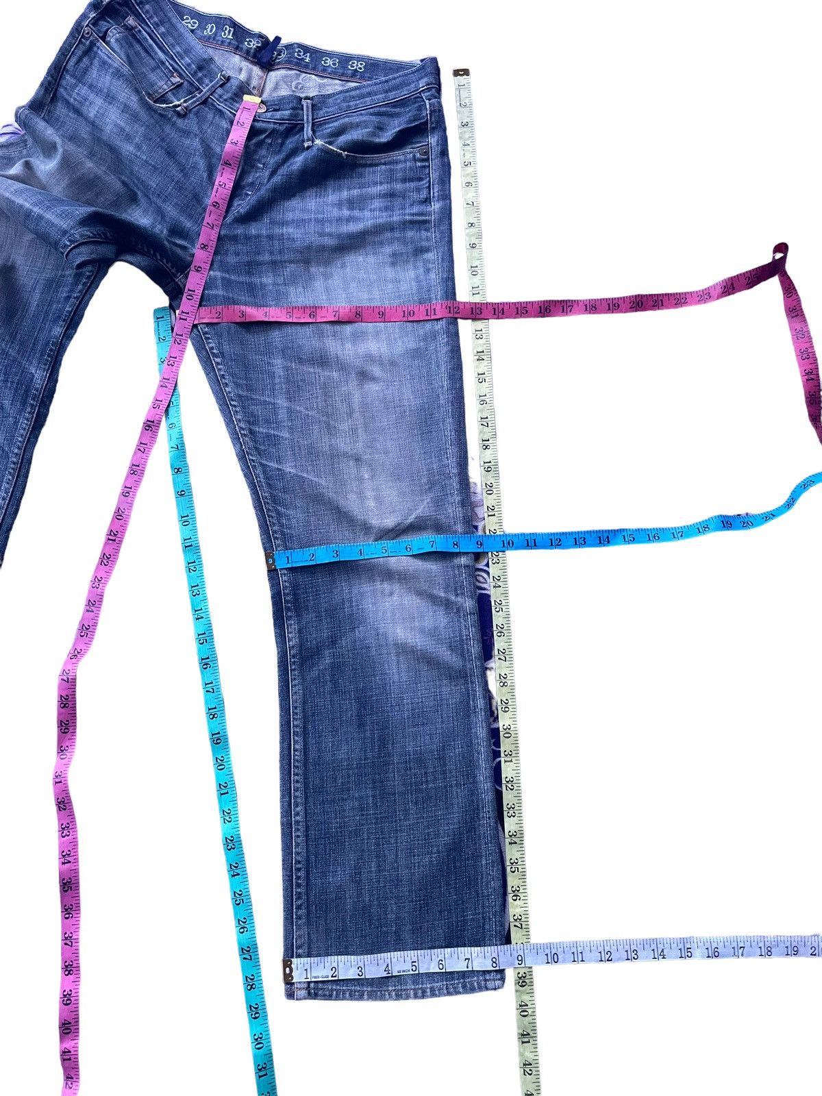 Designer × Earnest Sewn Earnest Sewn Selvedge Distresed Denim Size US 34 / EU 50 - 20 Thumbnail