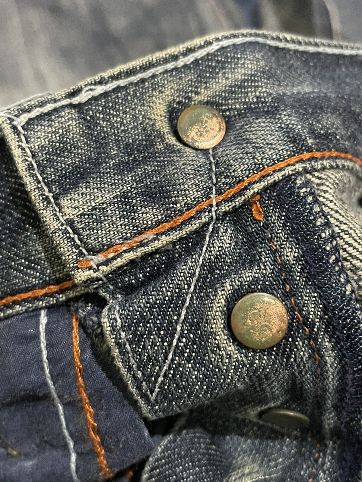 Designer × Earnest Sewn Earnest Sewn Selvedge Distresed Denim Size US 34 / EU 50 - 10 Thumbnail