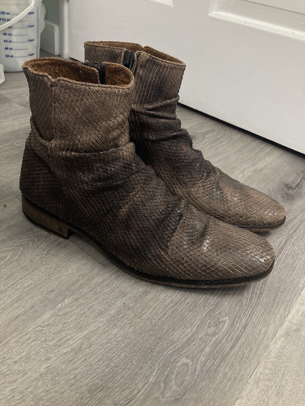 John Varvatos Richards Sharpei snake boots. 11 Size US 11 / EU 44 - 6 Thumbnail