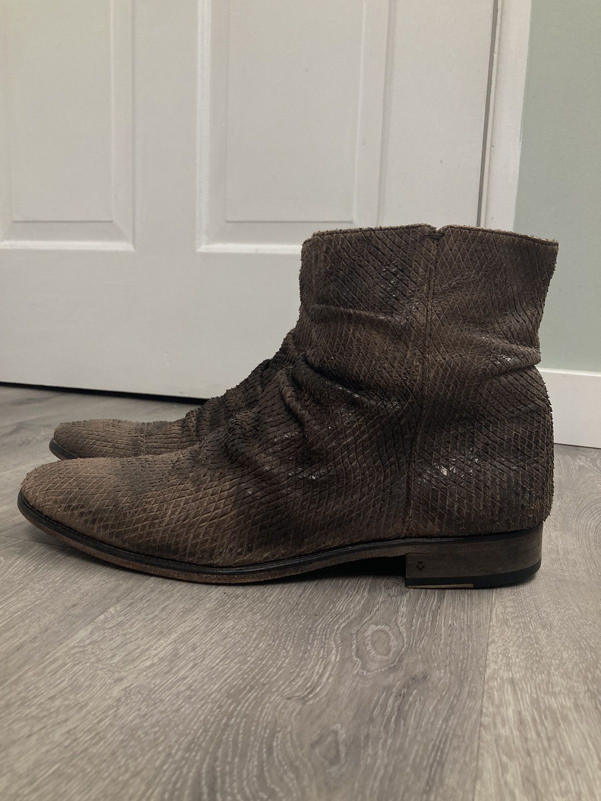 John Varvatos Richards Sharpei snake boots. 11 Size US 11 / EU 44 - 10 Thumbnail