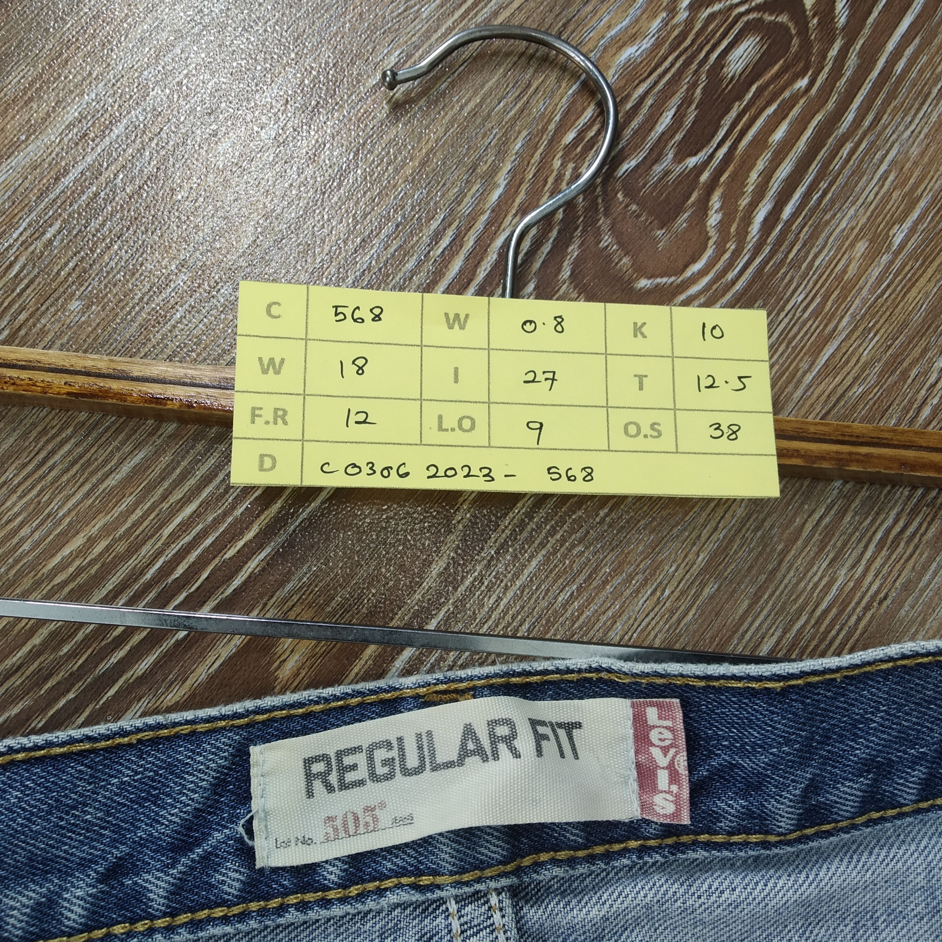 Jean Size 36 Vintage Levi's 505 Stonewashed Blue Denim Jeans Size US 36 / EU 52 - 14 Thumbnail