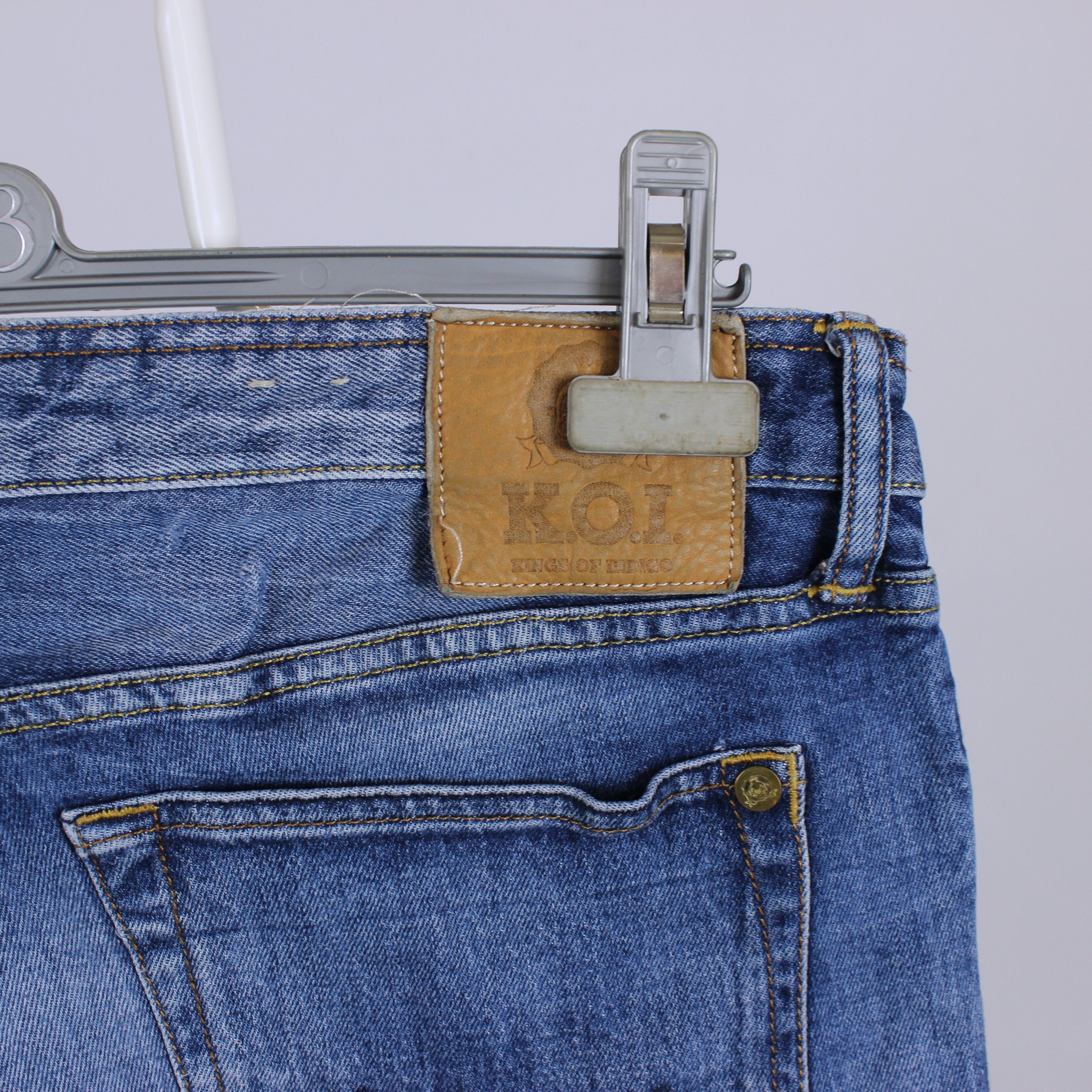 Kings Of Indigo Vintage K.O.I KOI jeans denim rare 34 32 Size US 34 / EU 50 - 3 Thumbnail