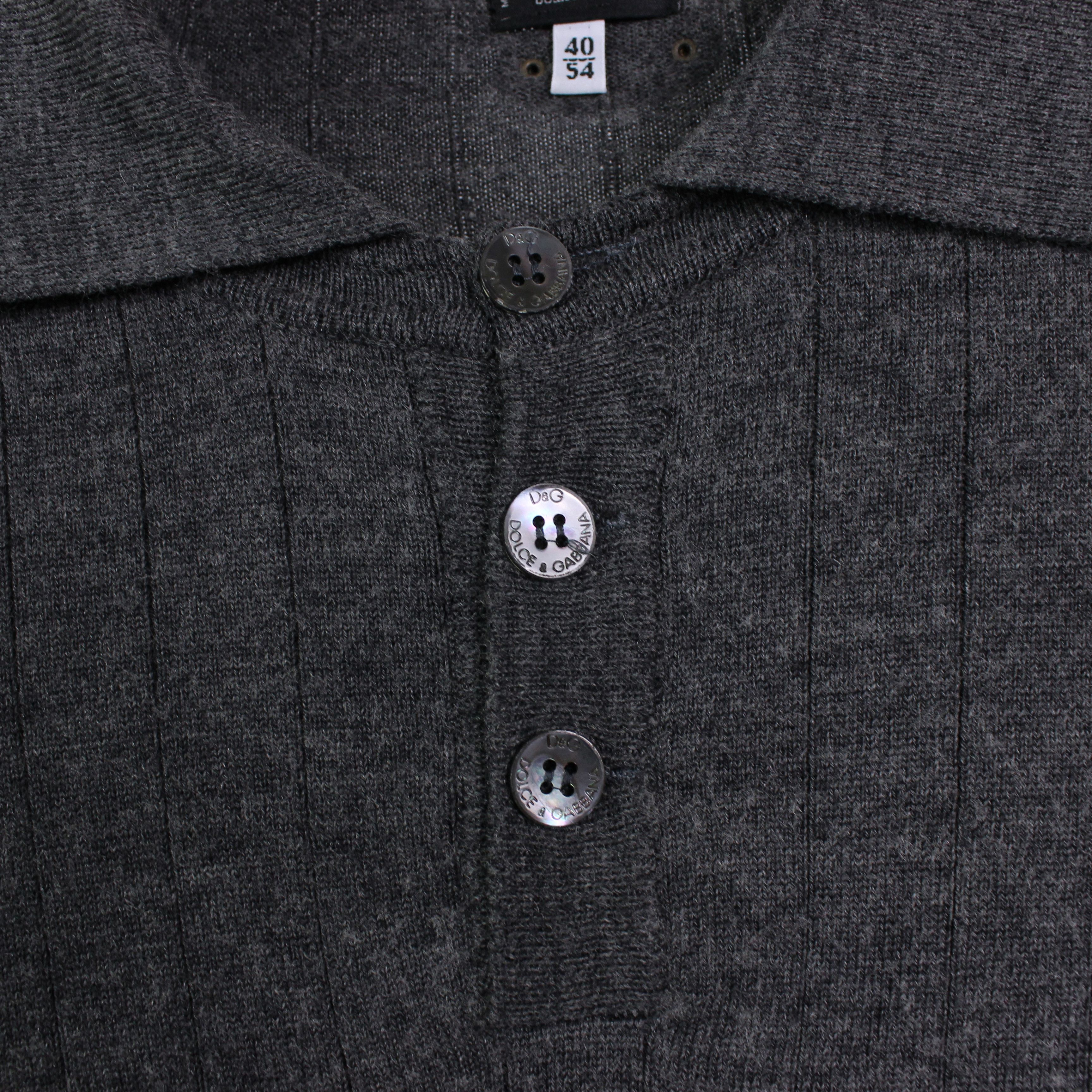 Dolce & Gabbana Dolce Gabbana wool long sleeve sweater M L Size US L / EU 52-54 / 3 - 8 Thumbnail