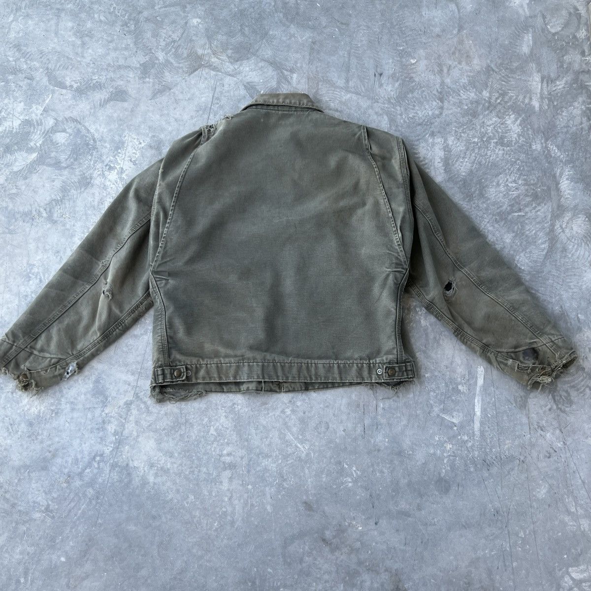 Carhartt × Carhartt Wip × Vintage moss green carhartt detroit jacket j76 Size US XL / EU 56 / 4 - 3 Thumbnail