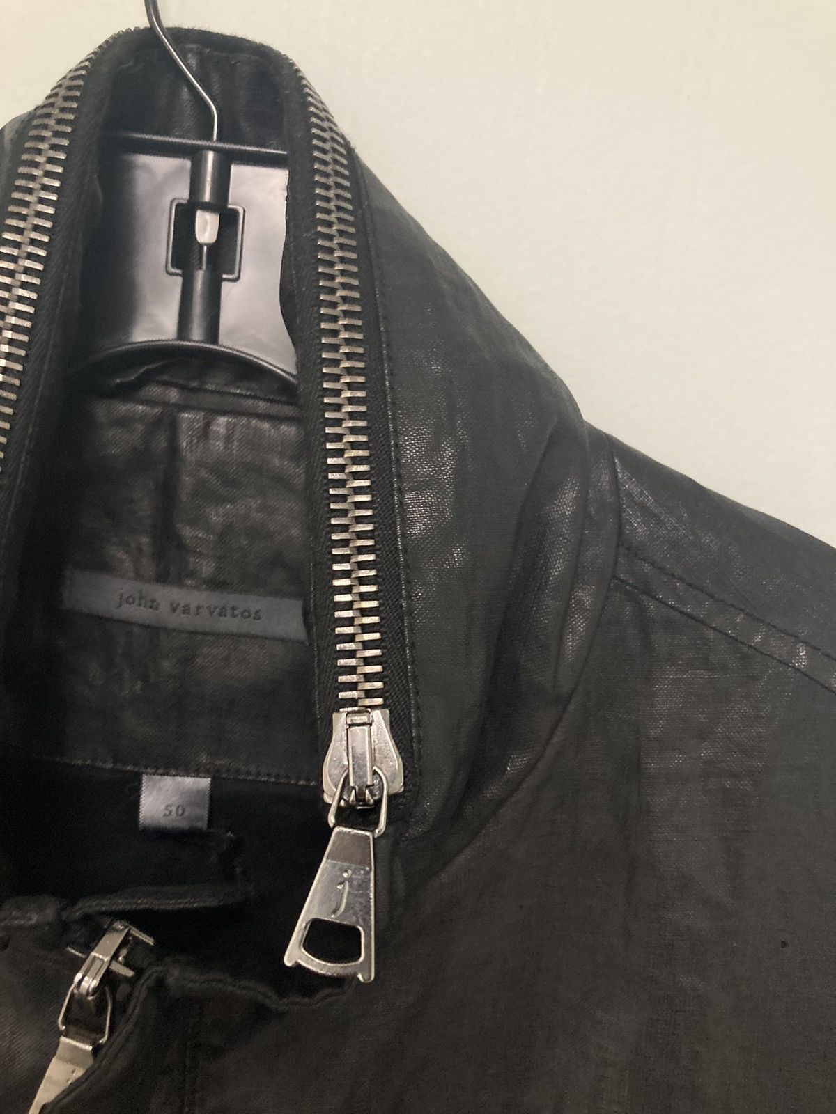 John Varvatos Zip & Snap Jacket With Concealed Hood. 50 Size US M / EU 48-50 / 2 - 5 Thumbnail