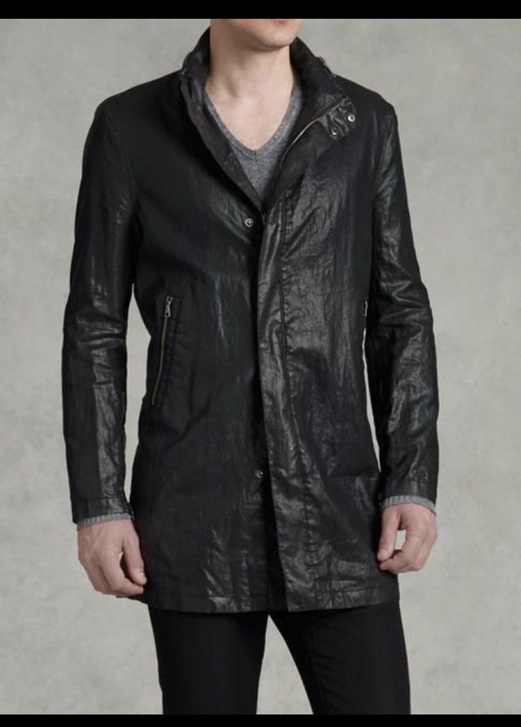 John Varvatos Zip & Snap Jacket With Concealed Hood. 50 Size US M / EU 48-50 / 2 - 1 Thumbnail