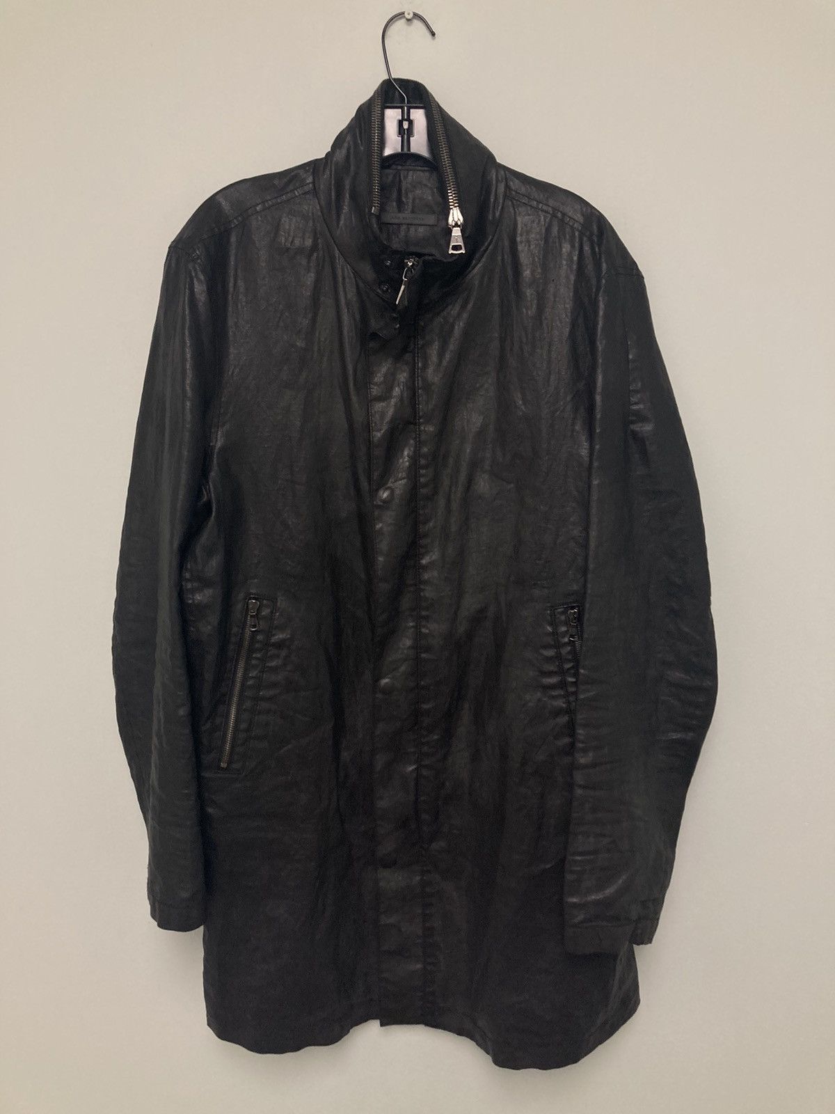John Varvatos Zip & Snap Jacket With Concealed Hood. 50 Size US M / EU 48-50 / 2 - 3 Thumbnail