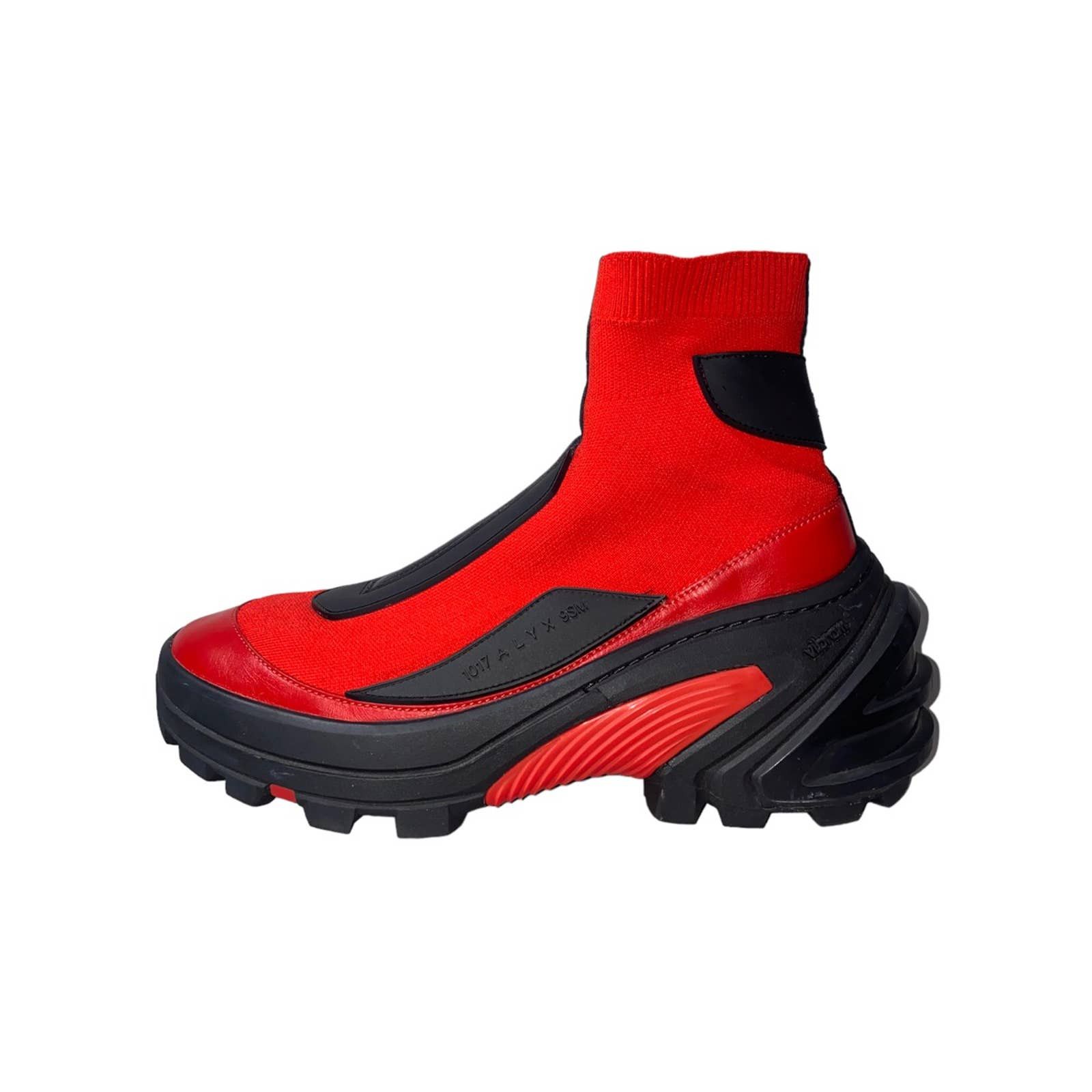 Alyx RED Knit sock racer boot | Grailed