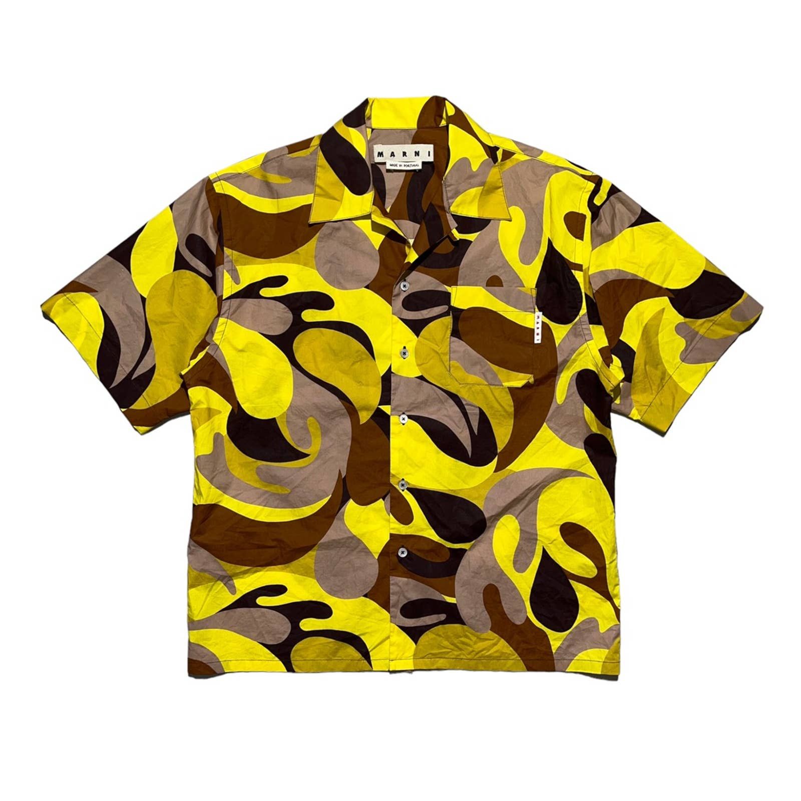 Marni SS22 Psychedelic boxy button down shirt Size US S / EU 44-46 / 1 - 1 Thumbnail
