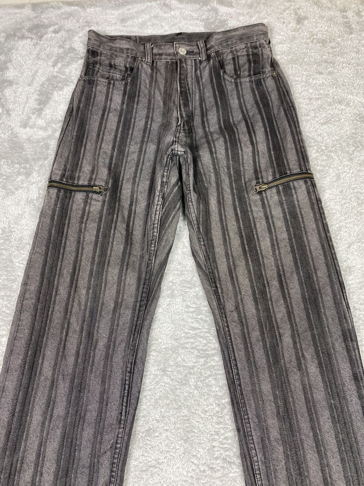 14th Addiction × Japanese Brand × PPFM PPFM Cargo Zipper Stripe Pants. S0304 Size US 30 / EU 46 - 3 Thumbnail