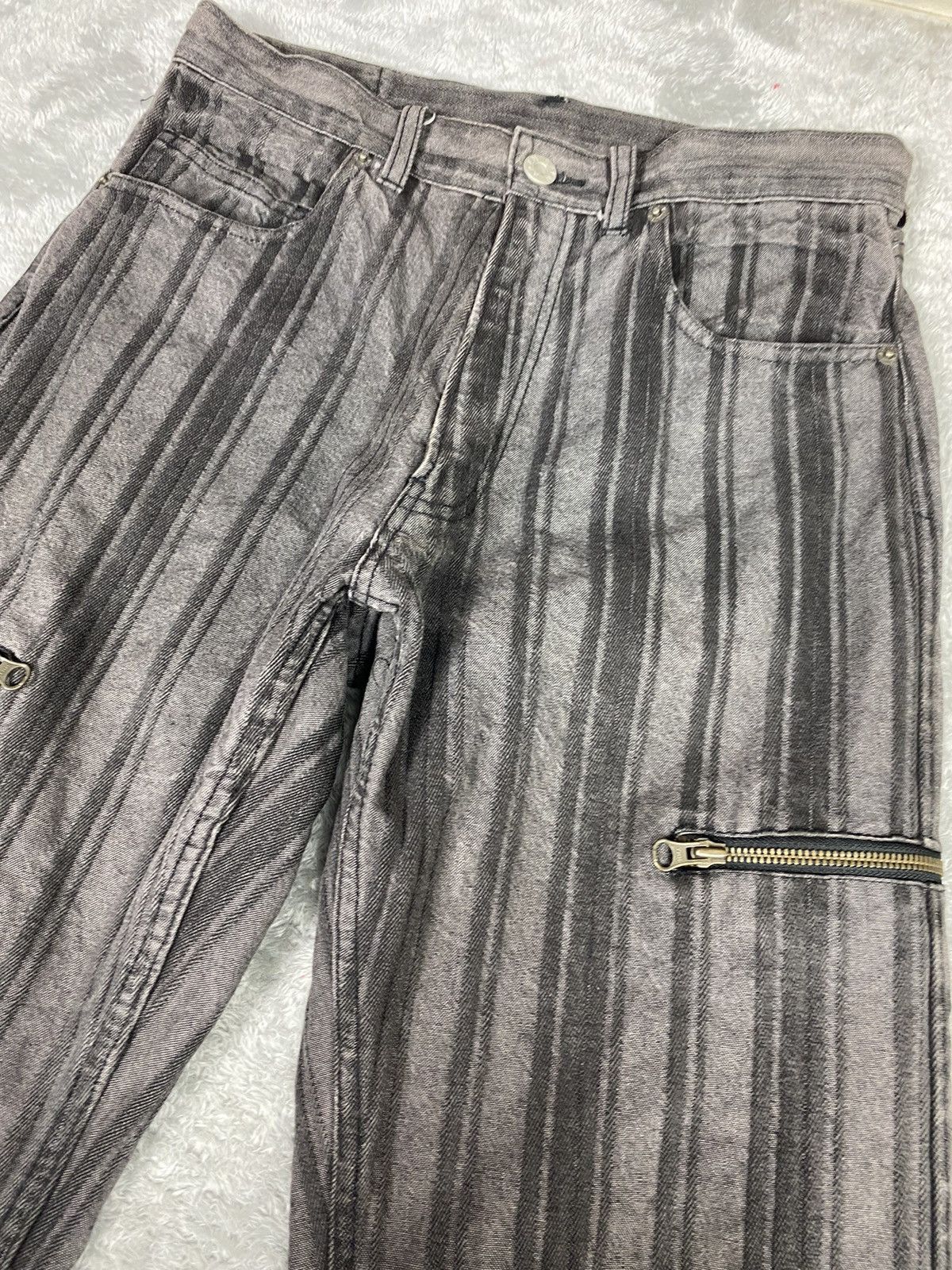 14th Addiction × Japanese Brand × PPFM PPFM Cargo Zipper Stripe Pants. S0304 Size US 30 / EU 46 - 5 Thumbnail