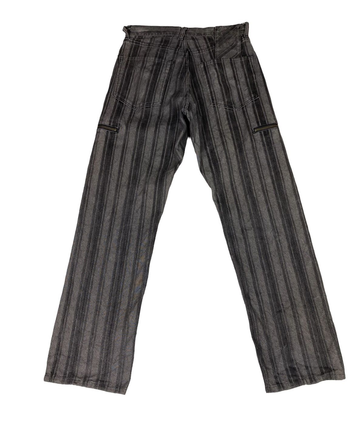 14th Addiction × Japanese Brand × PPFM PPFM Cargo Zipper Stripe Pants. S0304 Size US 30 / EU 46 - 2 Thumbnail